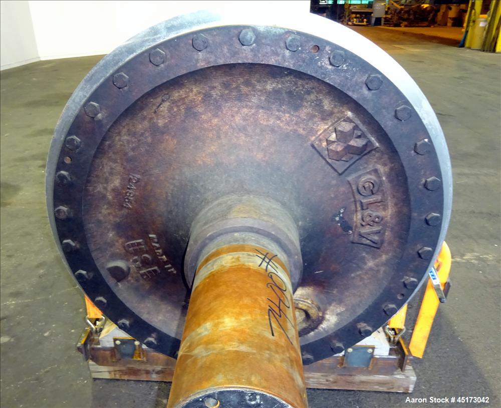 Used GL&V Drum Dryer Chrome Rolls, Chrome Plated Carbon Steel.