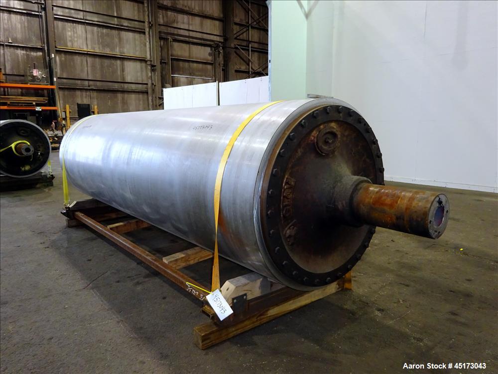 Used GL&V Drum Dryer Chrome Rolls