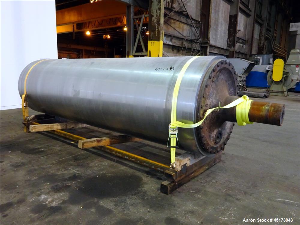 Used GL&V Drum Dryer Chrome Rolls