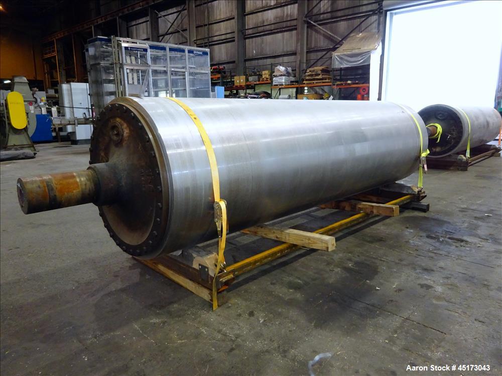 Used GL&V Drum Dryer Chrome Rolls
