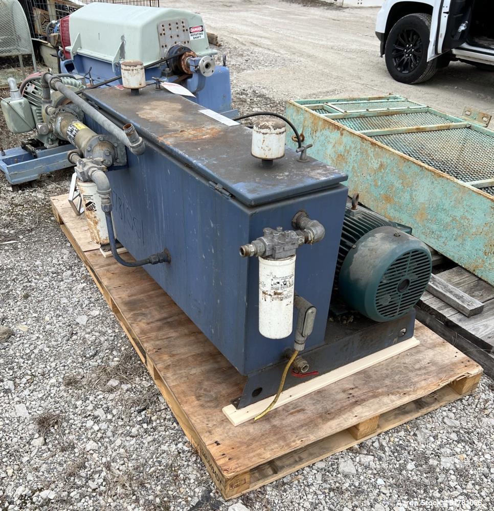 Used Double Drum Dryer. (2) Approximate 42" diameter x 120" face chrome plated rolls. Each rated 160 psi at -20 to 650 degrees F., serial#s 533K and 534K, National Board#s 454 and 455, built 2007, ce...