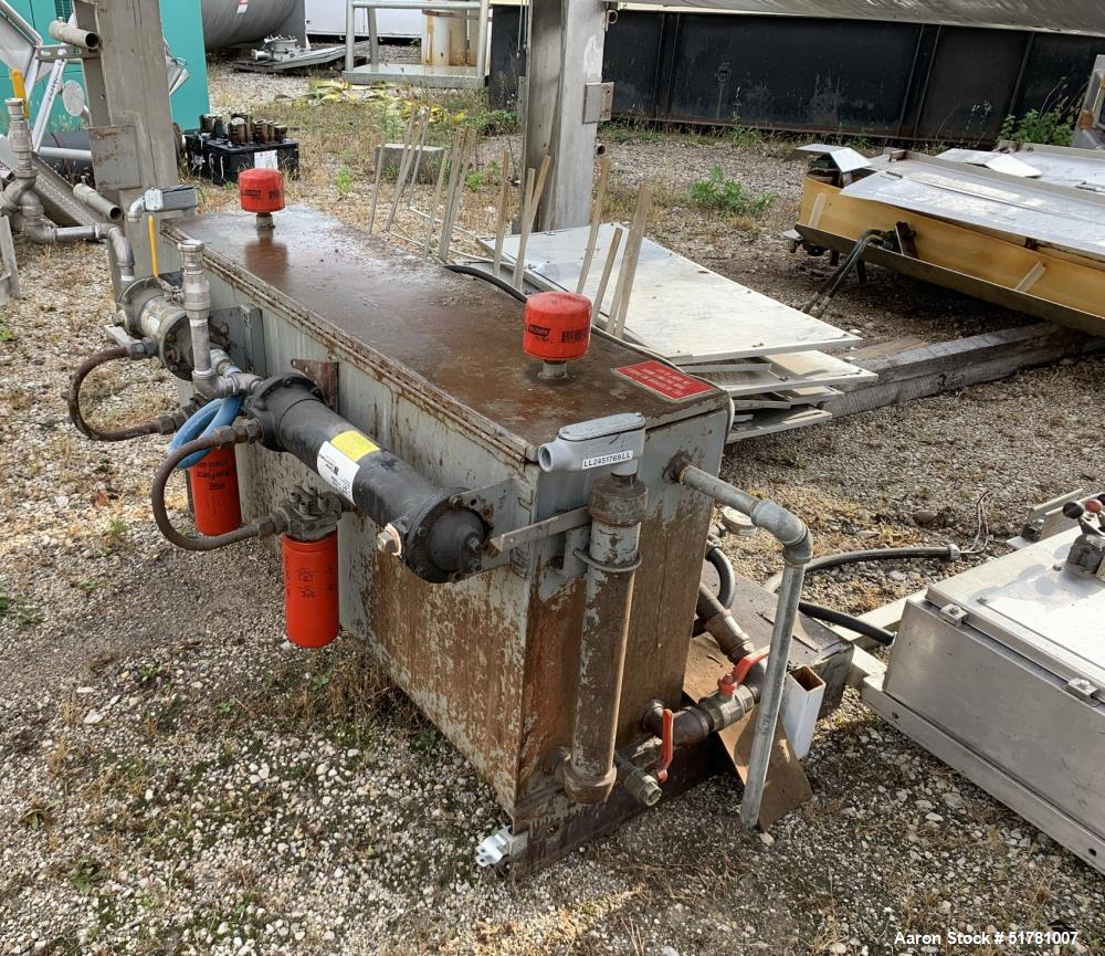 Used- Double Drum Dryer. (2) Approximate 42" diameter x 120" face chrome plated 