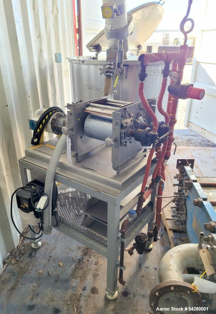 Used Buflovak Atmospheric Double Drum Dryer | Model 6" x 8" ADDD | Pilot & R&D Drum Drying System