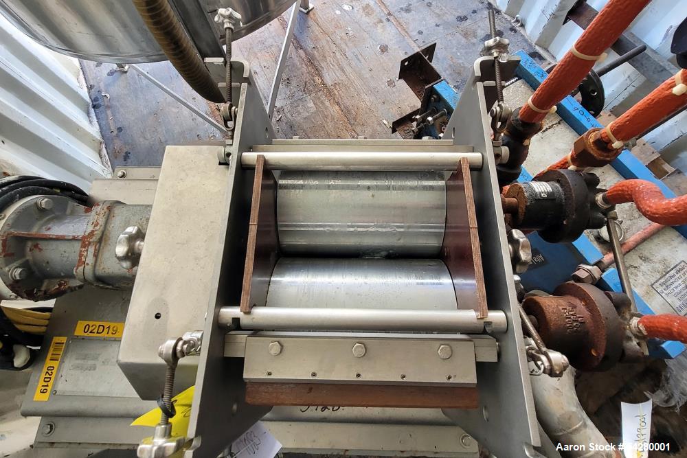 Used Buflovak Atmospheric Double Drum Dryer | Model 6" x 8" ADDD | Pilot & R&D Drum Drying System