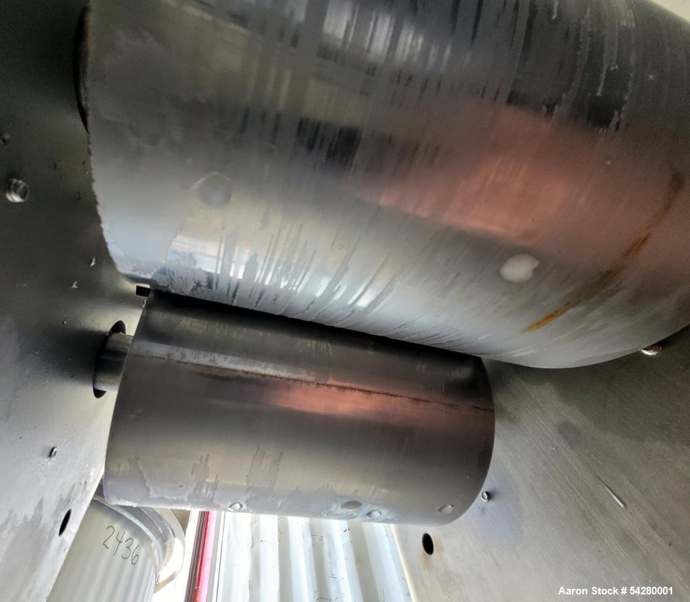 Used Buflovak Atmospheric Double Drum Dryer | Model 6" x 8" ADDD | Pilot & R&D Drum Drying System