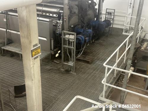 Used Andritz Gouda T15/40KD Double Drum Dryer – Continuous Drying System – Built 2021