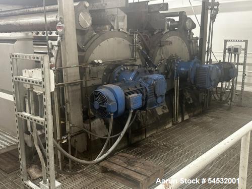 Used Andritz Gouda T15/40KD Double Drum Dryer – Continuous Drying System – Built 2021