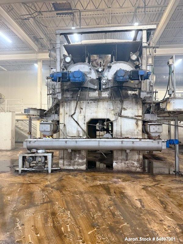 Used Andritz Gouda T15/40KD Double Drum Dryers – 408 Sq. Ft. Drying Area Each | Lot of (2)