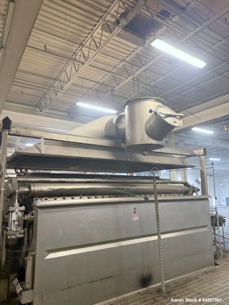 Used Andritz Gouda T15/40KD Double Drum Dryers – 408 Sq. Ft. Drying Area Each | Lot of (2)