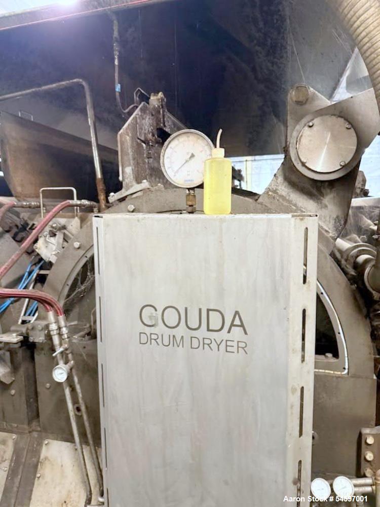 Used Andritz Gouda T15/40KD Double Drum Dryers – 408 Sq. Ft. Drying Area Each | Lot of (2)