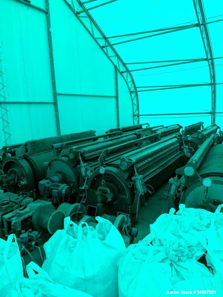 Used Andritz Gouda T15/40KD Double Drum Dryers – 408 Sq. Ft. Drying Area Each | Lot of (2)