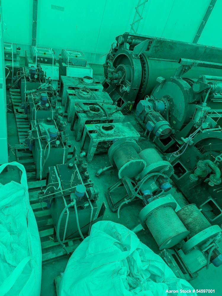 Used Andritz Gouda T15/40KD Double Drum Dryers – 408 Sq. Ft. Drying Area Each | Lot of (2)