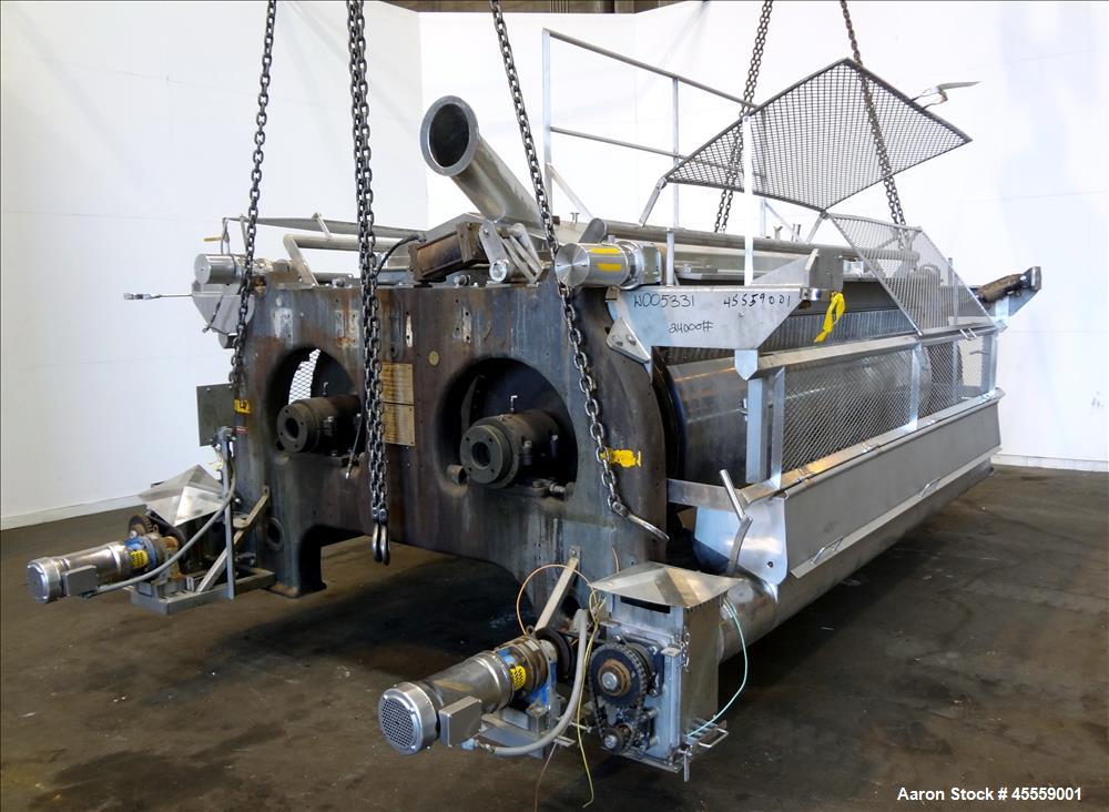 Used Beloit/Overton Double Drum Dryer