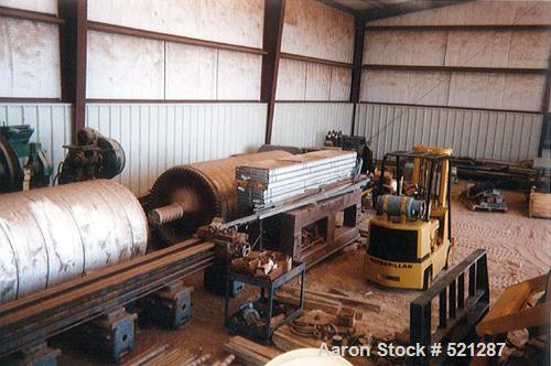 USED: Beloit Corp 60" x 144" double drum dryer. Carbon steel drumsrated 160 psi, National Board stamped. Drums were resurfaced justprior to dismantling and putting into storage approx 1995.