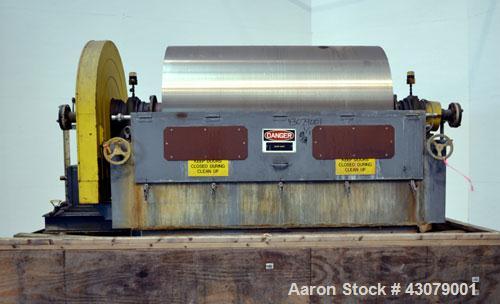 Used Stainless Steel Buflovak Single Drum Flaker