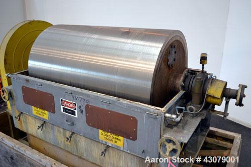 Used- Stainless Steel Buflovak Single Drum Flaker