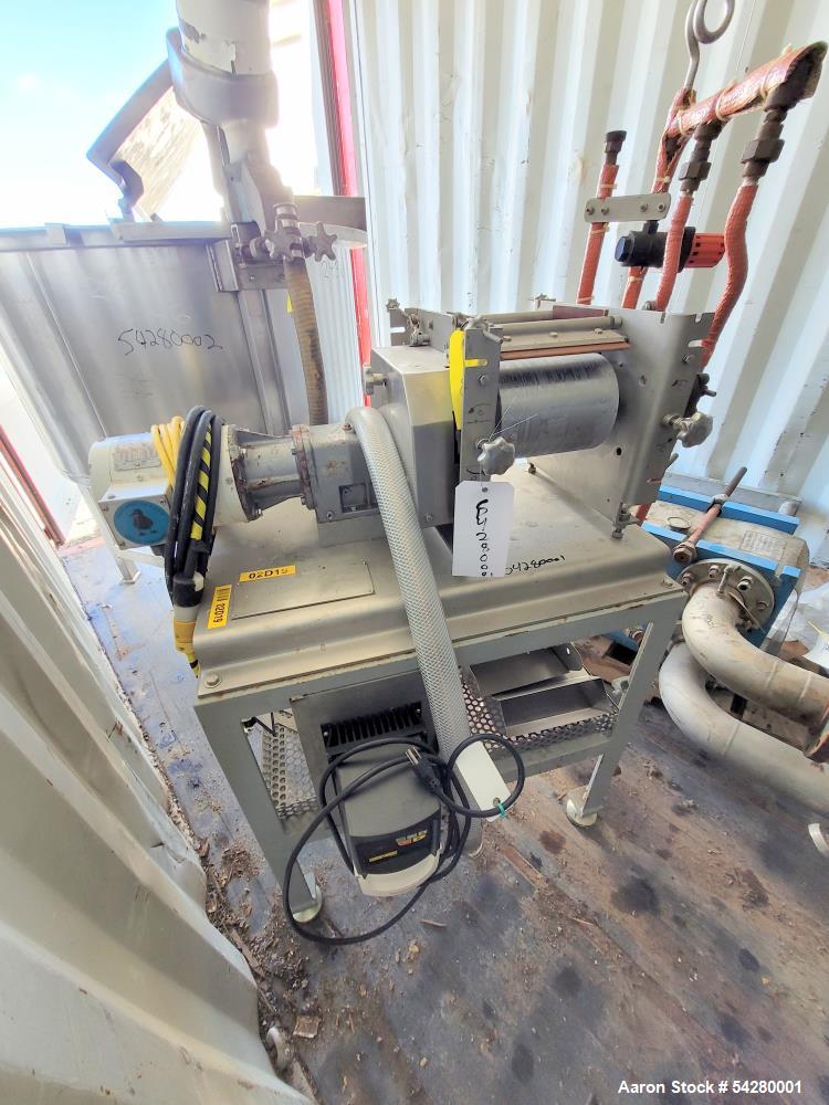 Used Buflovak Atmospheric Double Drum Dryer | Model 6" x 8" ADDD | Pilot & R&D D