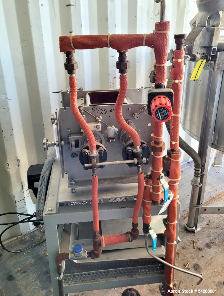Used Buflovak Atmospheric Double Drum Dryer | Model 6" x 8" ADDD | Pilot & R&D D