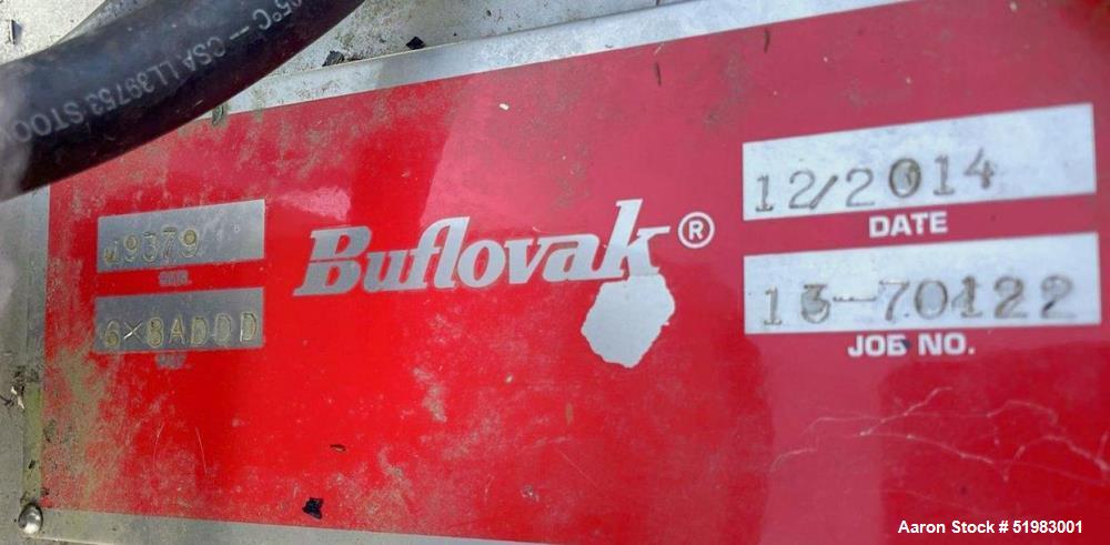 Used Buflovak Atmospheric Double Drum Dryer