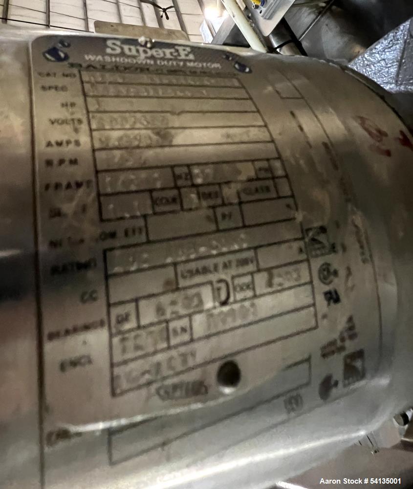 Buflovak 12" x 18" Double Drum Dryer – Steam Heated, Complete System, 2009