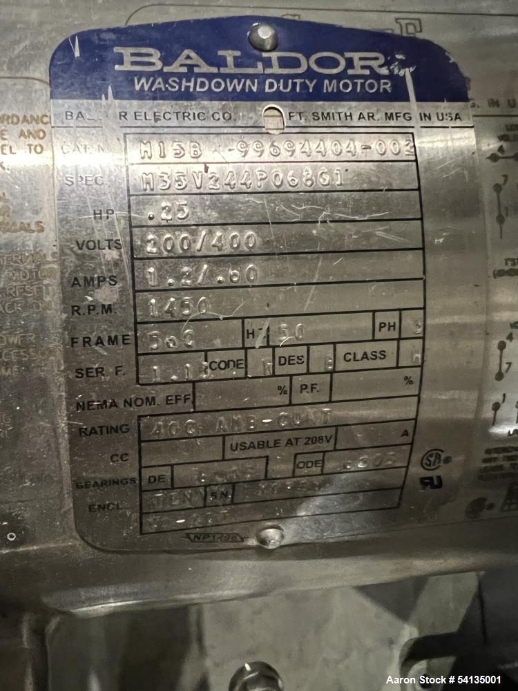 Buflovak 12" x 18" Double Drum Dryer – Steam Heated, Complete System, 2009