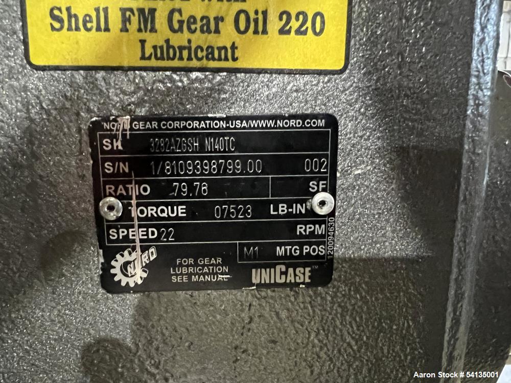 Buflovak 12" x 18" Double Drum Dryer – Steam Heated, Complete System, 2009