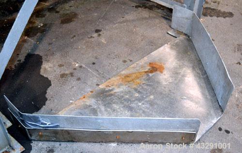 Used Buflovak Single Drum Flaker, 304 Stainless Steel. 48" Diameter x 48" face cored drum, 50 square foot area, rated 80 psi at 325 degrees F. Includes (2) knife scrapers with a blades, end drum scra...