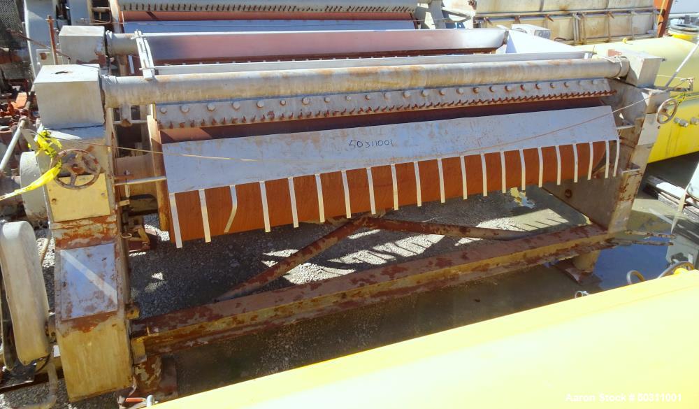 Used Buflovak Double Drum Dryer