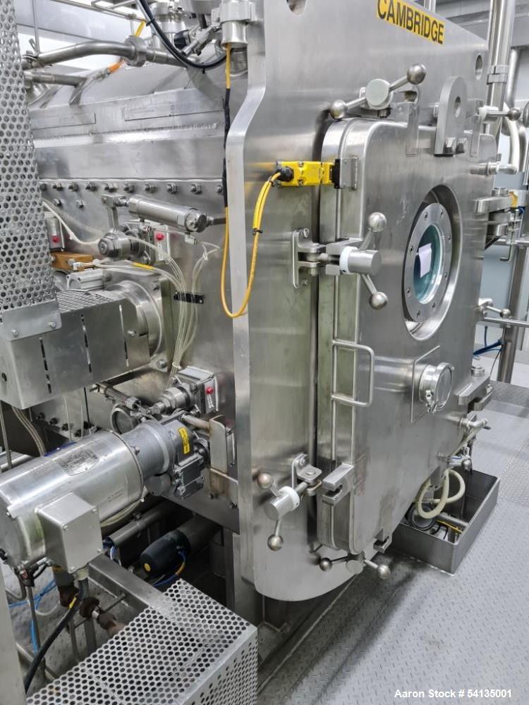 Used Buflovak Double Drum Dryer,  Model VDDD 12 x 18, 12" diameter x 10" face.  MAWP 175 PSI@ 375 deg F, MAEWP 15 PSI@ 375 deg F, MDMT -20 deg F @ 175 PSI.   40  50 liters / hr. (at 25% solids) needs...