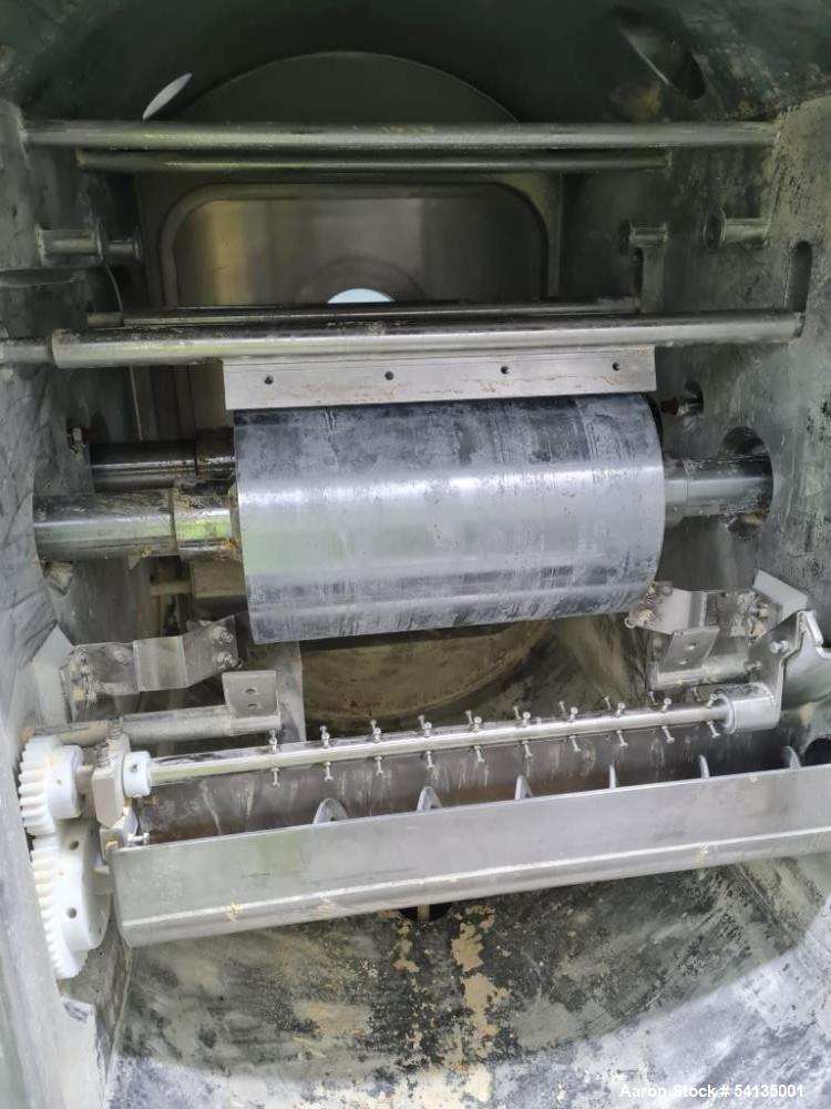Used Buflovak Double Drum Dryer,  Model VDDD 12 x 18, 12" diameter x 10" face.  MAWP 175 PSI@ 375 deg F, MAEWP 15 PSI@ 375 deg F, MDMT -20 deg F @ 175 PSI.   40  50 liters / hr. (at 25% solids) needs...