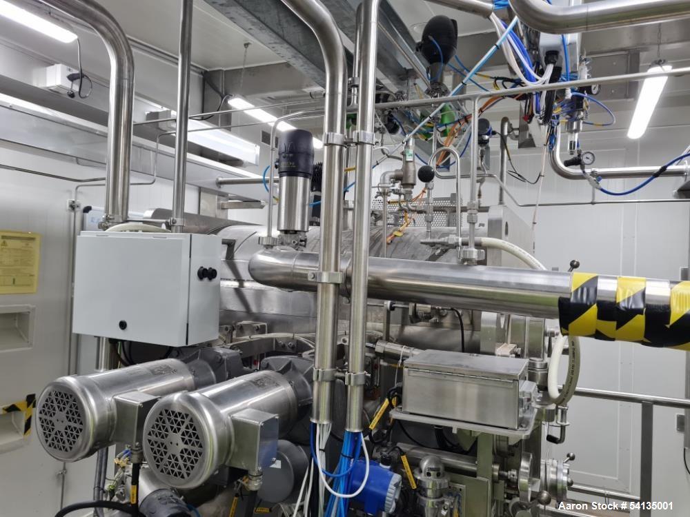Used Buflovak Double Drum Dryer,  Model VDDD 12 x 18, 12" diameter x 10" face.  MAWP 175 PSI@ 375 deg F, MAEWP 15 PSI@ 375 deg F, MDMT -20 deg F @ 175 PSI.   40  50 liters / hr. (at 25% solids) needs...