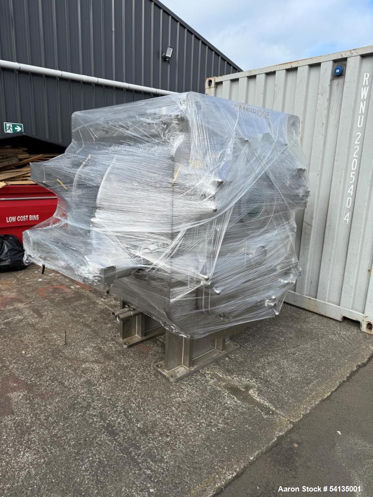 Used Buflovak Double Drum Dryer,  Model VDDD 12 x 18, 12" diameter x 10" face.  MAWP 175 PSI@ 375 deg F, MAEWP 15 PSI@ 375 deg F, MDMT -20 deg F @ 175 PSI.   40  50 liters / hr. (at 25% solids) needs...