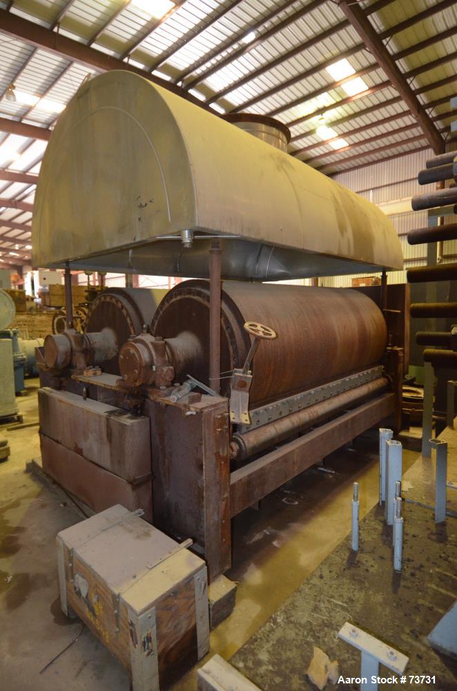 Used Carbon Steel Buflovak Double Drum Dryer