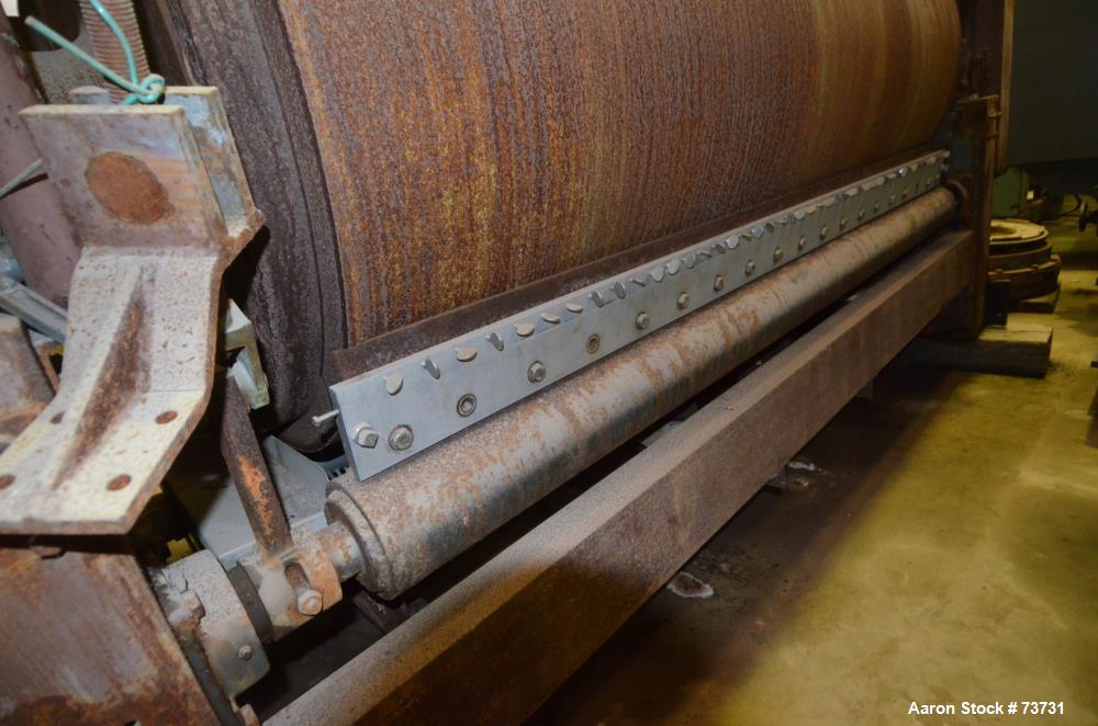 Used Carbon Steel Buflovak Double Drum Dryer