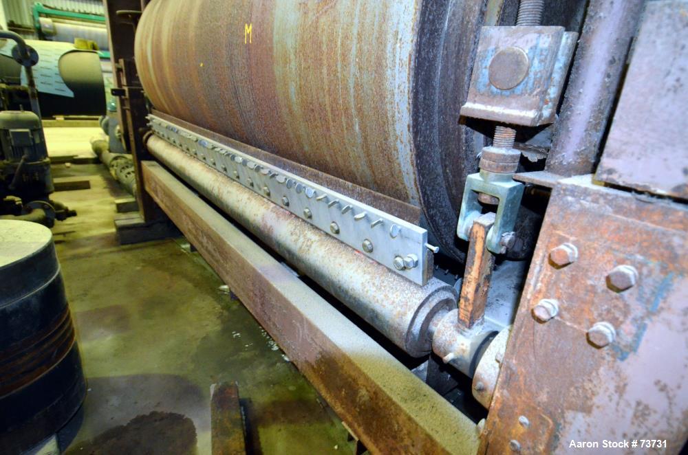 Used Carbon Steel Buflovak Double Drum Dryer