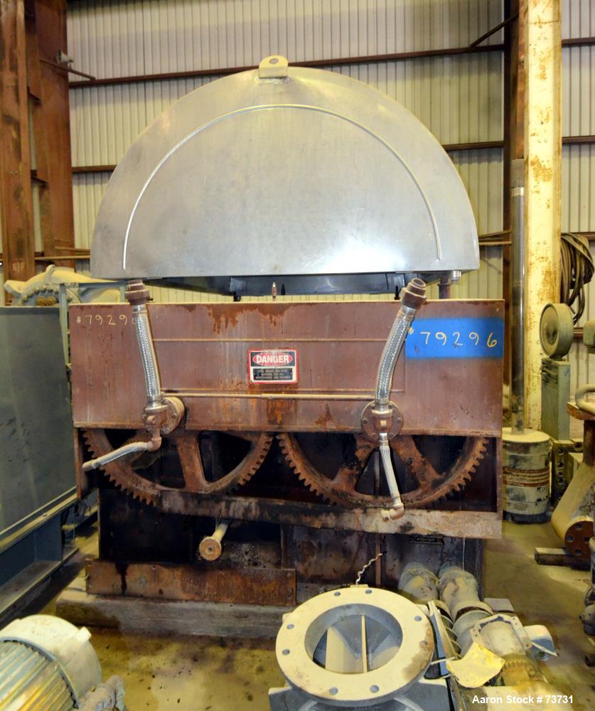 Used Carbon Steel Buflovak Double Drum Dryer
