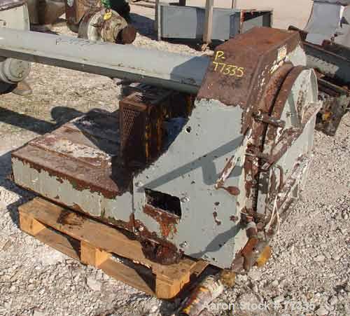 Used Buflovak Double Drum Dryer, 42" diameter x 144" face, cored chrome plated carbon steel rolls, rated approximately 160 psi at 650 degrees F. (2) pneumatically adjustable scraper blades, edge guid...