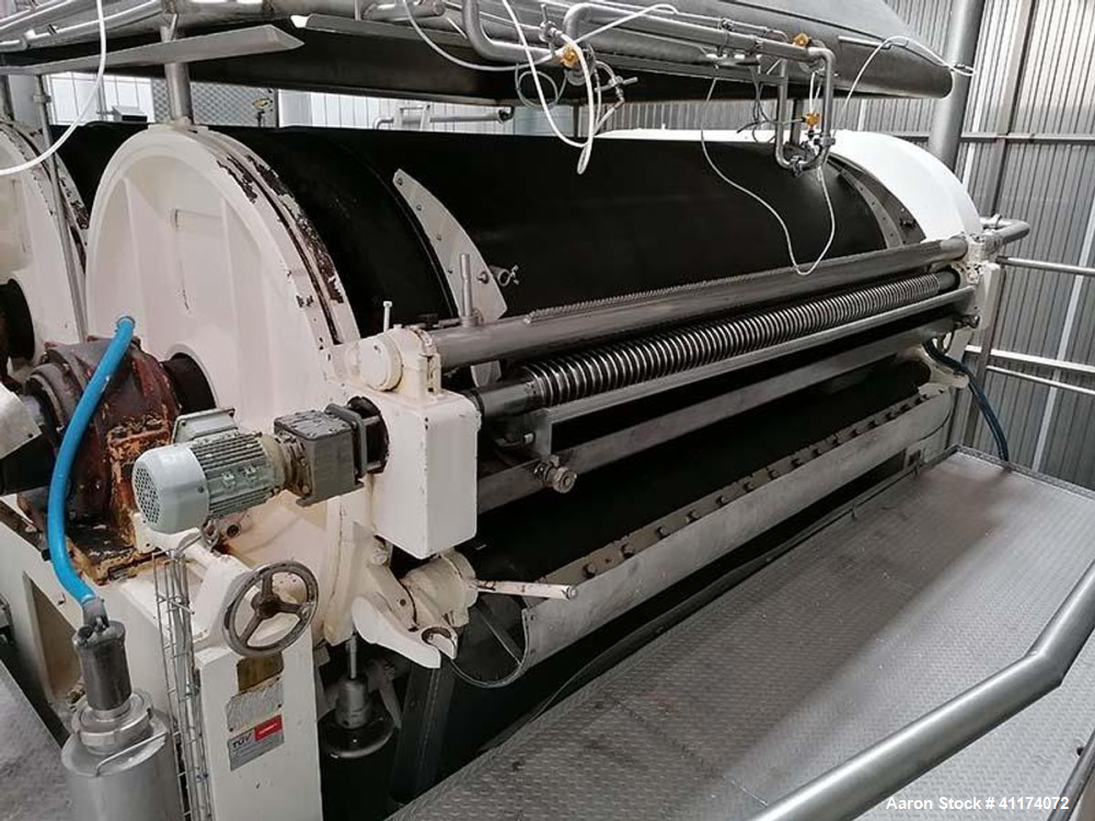 Used Escher Wyss ZW 2350 Double Drum Dryer | 1,000 kg/hr | Industrial Drum Drying System