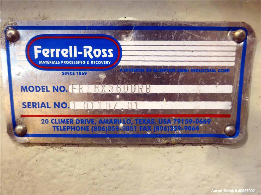 Used Ferrell-Ross Horizontal Double Drum Flaker