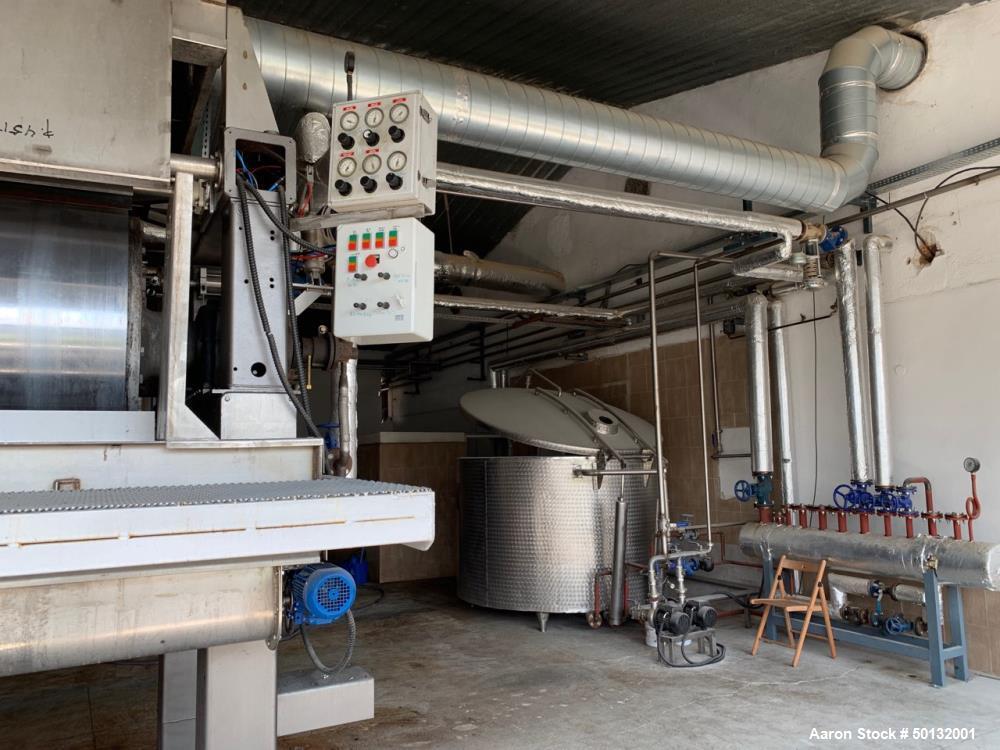 Used GL & V Double Drum Dryer