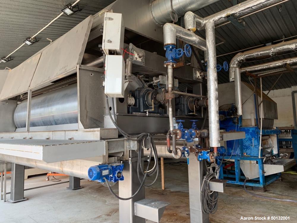 Used GL & V Double Drum Dryer