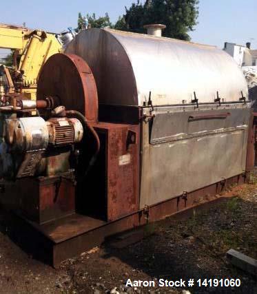 Used 60" Diameter Goslin Birmingham Chrome Plated Drum Flaker.