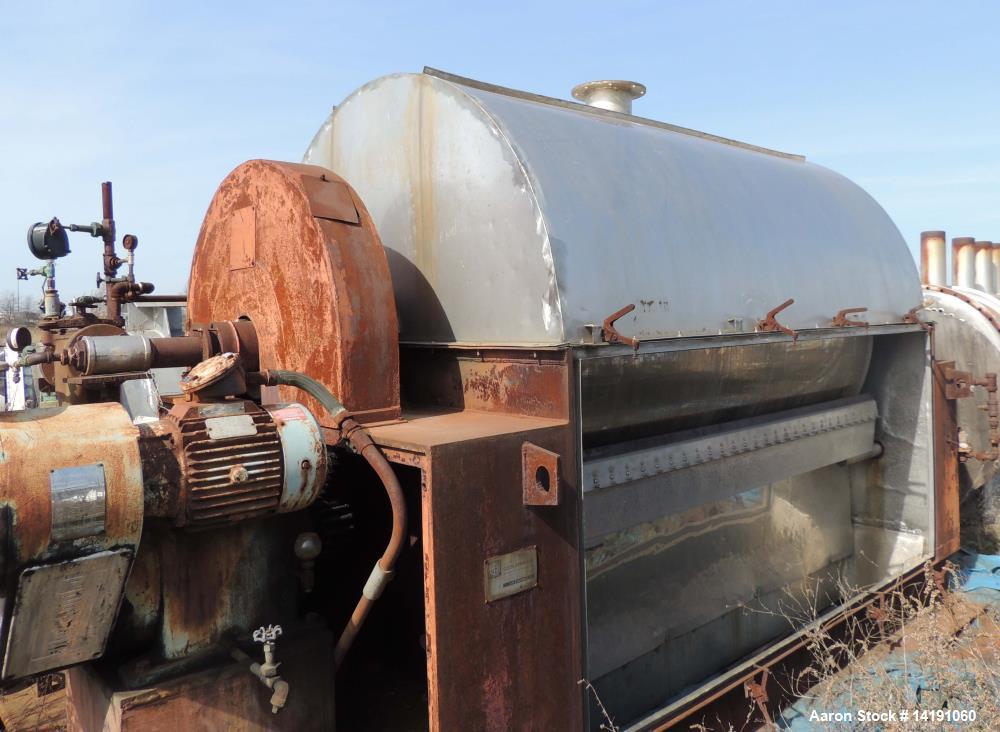 Used 60" Diameter Goslin Birmingham Chrome Plated Drum Flaker.