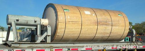 Used Goslin-Birmingham Re-Chromed Drum Dryer Roll, 60" diameter x 144" face. Rated 200 psi at 388 deg F. Includes carbon steel shipping frame.