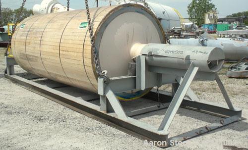 Used Goslin-Birmingham Re-Chromed Drum Dryer Roll, 60" diameter x 144" face. Rated 200 psi at 388 deg F. Includes carbon steel shipping frame.