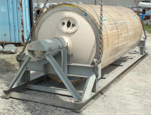 Used Goslin-Birmingham Re-Chromed Drum Dryer Roll, 60" diameter x 144" face. Rated 200 psi at 388 deg F. Includes carbon steel shipping frame.