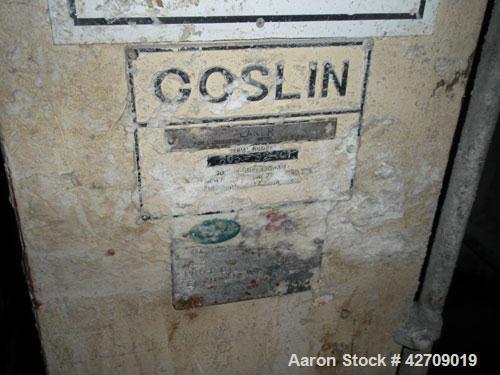 Used Goslin-Birmingham Single Drum Flaker, 78" diameter x 156" face.  304 stainless steel Drum is rated for 80 psi @ 350 deg F.  Infeed screw conveyor, Infeed belt conveyor, applicator roll and take ...