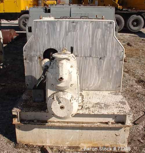 USED: Goslin double drum dryer, 24" diameter x 24" face, cored chromeplated carbon steel rolls, rated approx 160 PSI at 450 degrees F. (2)pneumatically adjustable scraper blades, edge guides, fume ho...