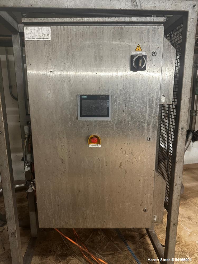 Used Andritz Pilot Drum Dryer, Model T5/5. Drum diameter: 500mm x Drum length: 500mm. Each drum is ASME rated and rated 174 psi at 376 degrees F. Indludes Spare T5/5 Drums (2) each and Control Cabine...