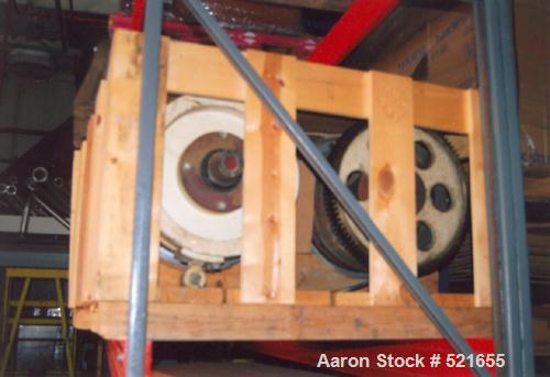 USED: Gouda double drum dryer. The dryer has two chrome plated drums19-1/2" x 19-1/2" (500mm x 500mm) in diameter. Each drum has a takeaway knife assembly and separate doctor roll so you can run twop...